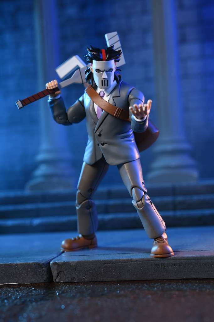 Figura NECA | Casey Jones & Split Foot Soldier Pack 2 | TMNT Scale Action | 18 cm | Coleccionista