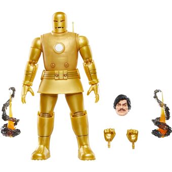 Iron Man Dorado | Figura Marvel Legends Tales of Suspense | 15 cm | Hasbro