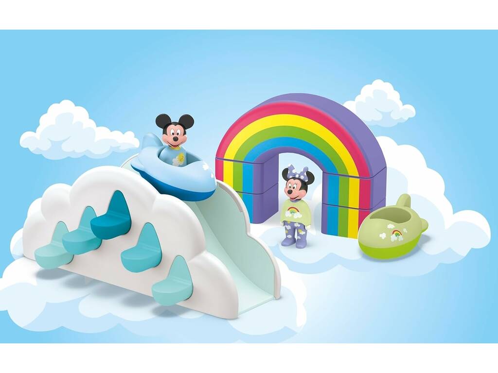 Playmobil Junior Disney | Casa en las Nubes de Mickey y Minnie | Juego Creativo | Playmobil