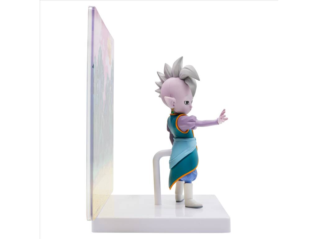 Banpresto | Daima With Panel | Supreme Kai | Dragon Ball Daima | Figura PVC 9 cm | Base Soporte | Bandai Spirits | Licencia Oficial