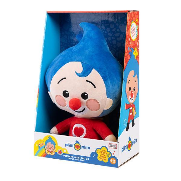 Plim Plim | Peluche Musical DX | 30 cm | +12 Meses | Bandai