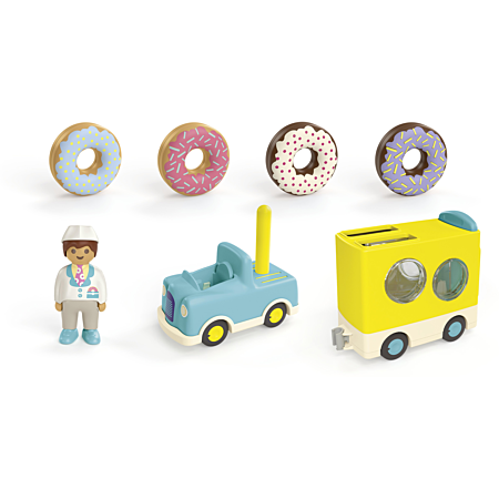 Playmobil Junior | Camión Donut | Vehículo de Reparto | Playmobil