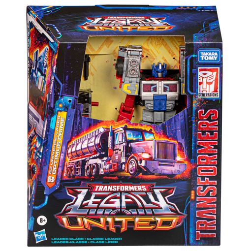 G2 Universe Laser Optimus Prime | Figura Transformers Legacy United Leader Class | 19 cm | Hasbro