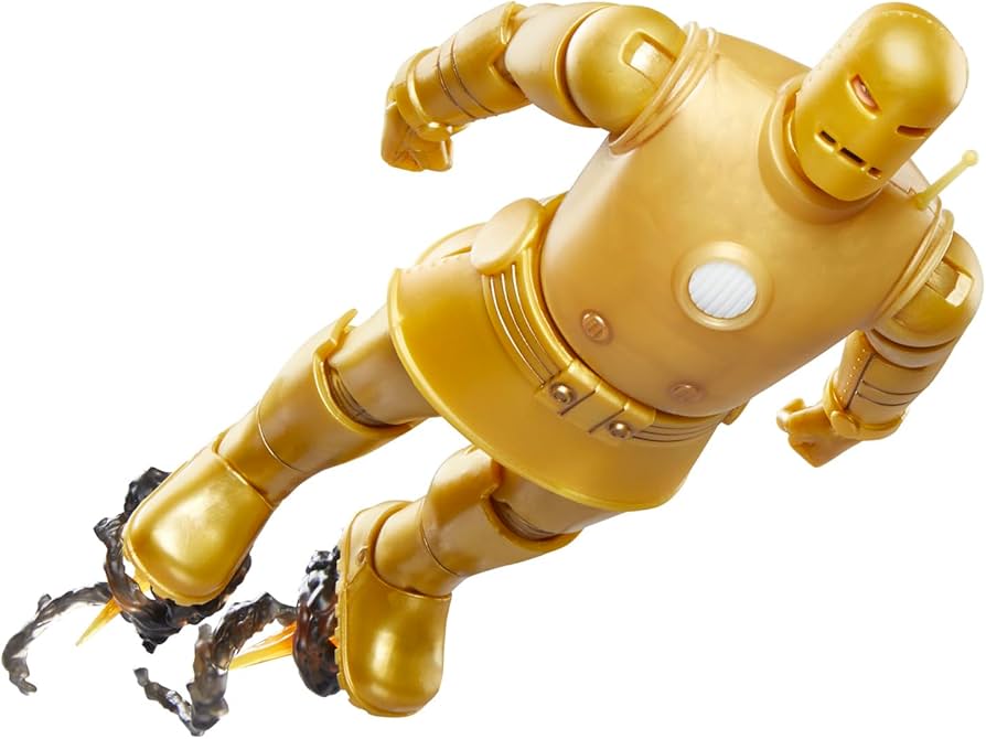 Iron Man Dorado | Figura Marvel Legends Tales of Suspense | 15 cm | Hasbro