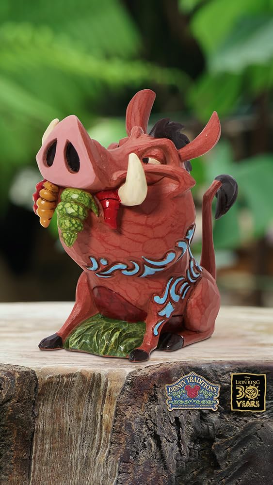 Pumbaa El Rey León | Mini Figura Decorativa Disney 7,5 cm | Enesco