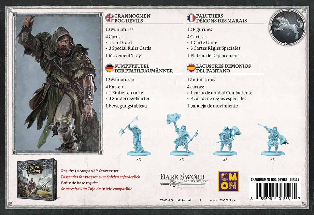 Canción de Hielo y Fuego: Lacustres Demonios del Pantano | Expansión de Miniaturas | 14+ | CMON