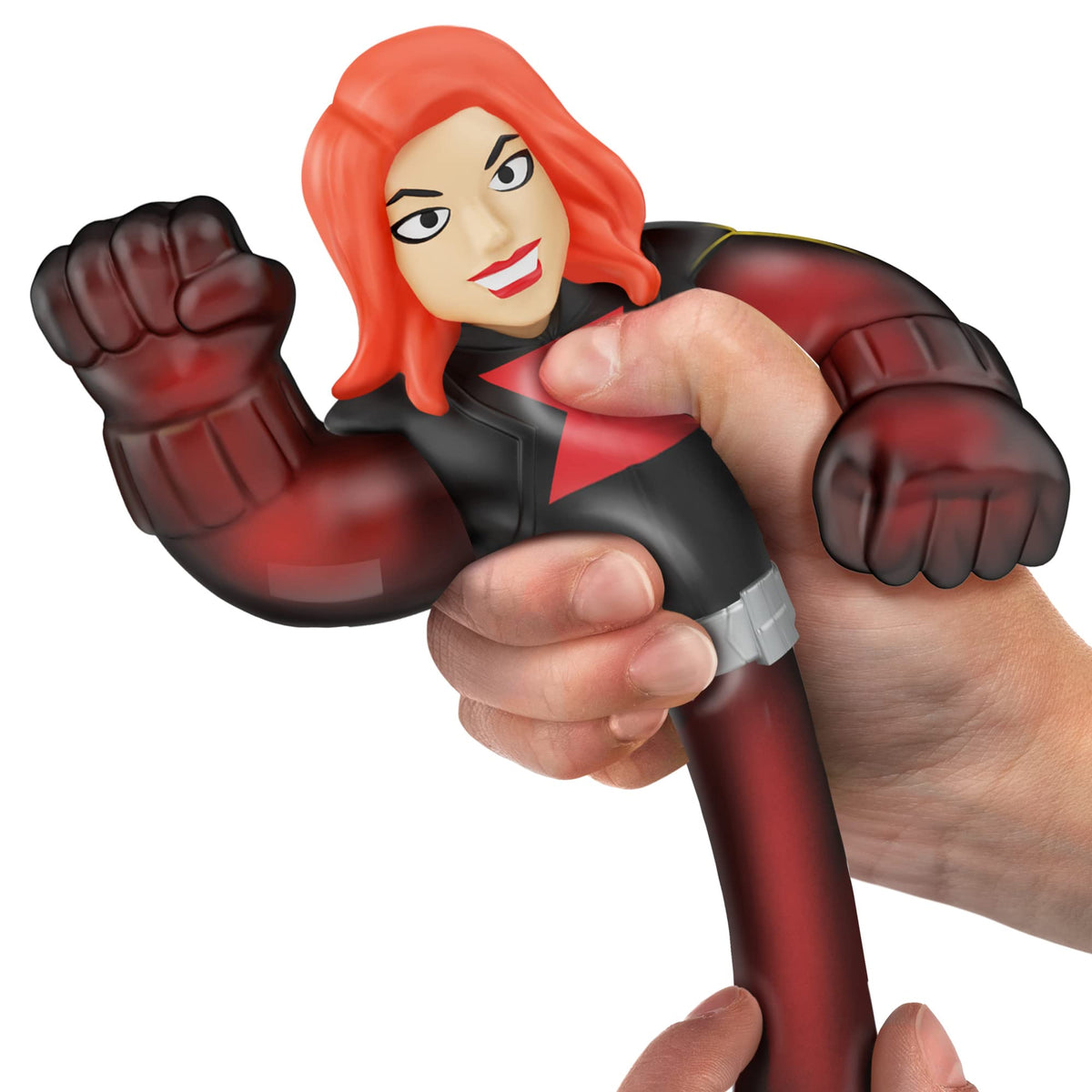 Marvel | Figura Viuda Negra Goo Jit Zu | Estirable hasta 3 Veces su Tamaño | Bandai