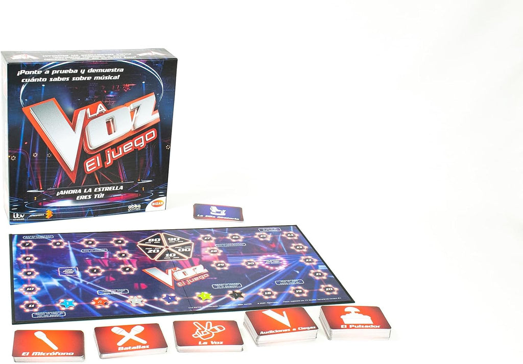 La Voz | Juego de Mesa Musical de Canto y Adivinanzas | 3+ Jugadores | +8 Años | Bizak