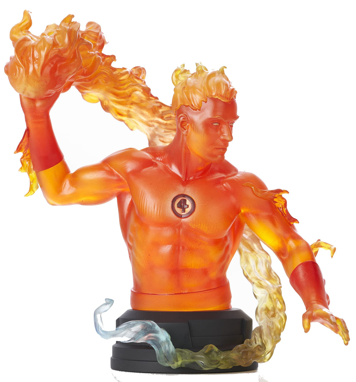 Antorcha Humana | Mini Busto Diamond Select Toys Marvel Comics | Resina 40cm Edición Limitada