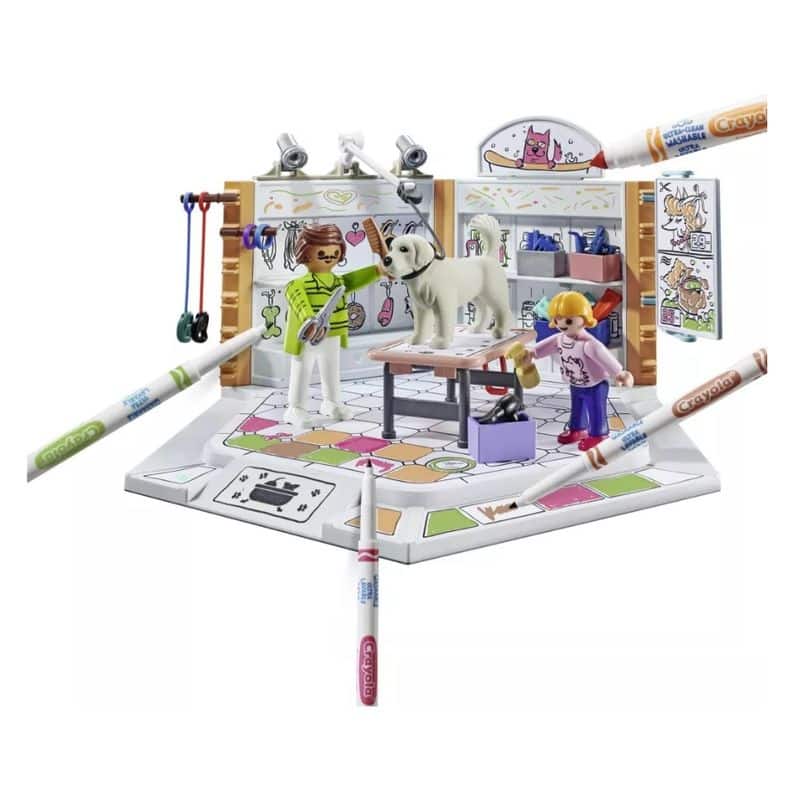 Playmobil Color | Salón Canino (71514) | 6 Piezas | Playmobil