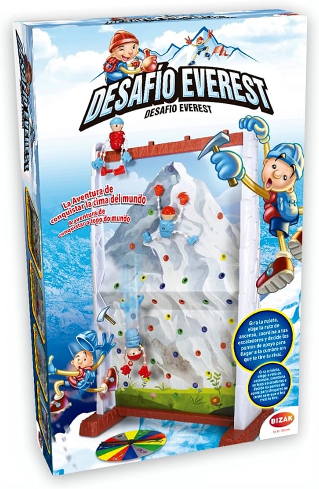 Desafío Everest | Juego de Mesa de Habilidad y Estrategia | 2 Jugadores | +5 Años | Bizak