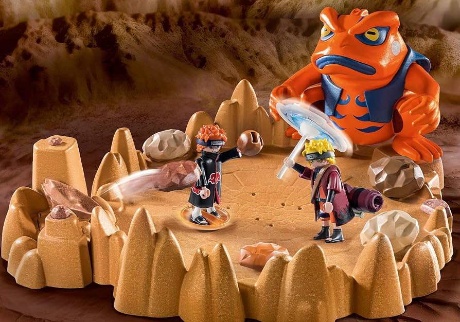 Playmobil Naruto Shippuden | Naruto vs. Pain (70667) | 48 Piezas | +5 Años