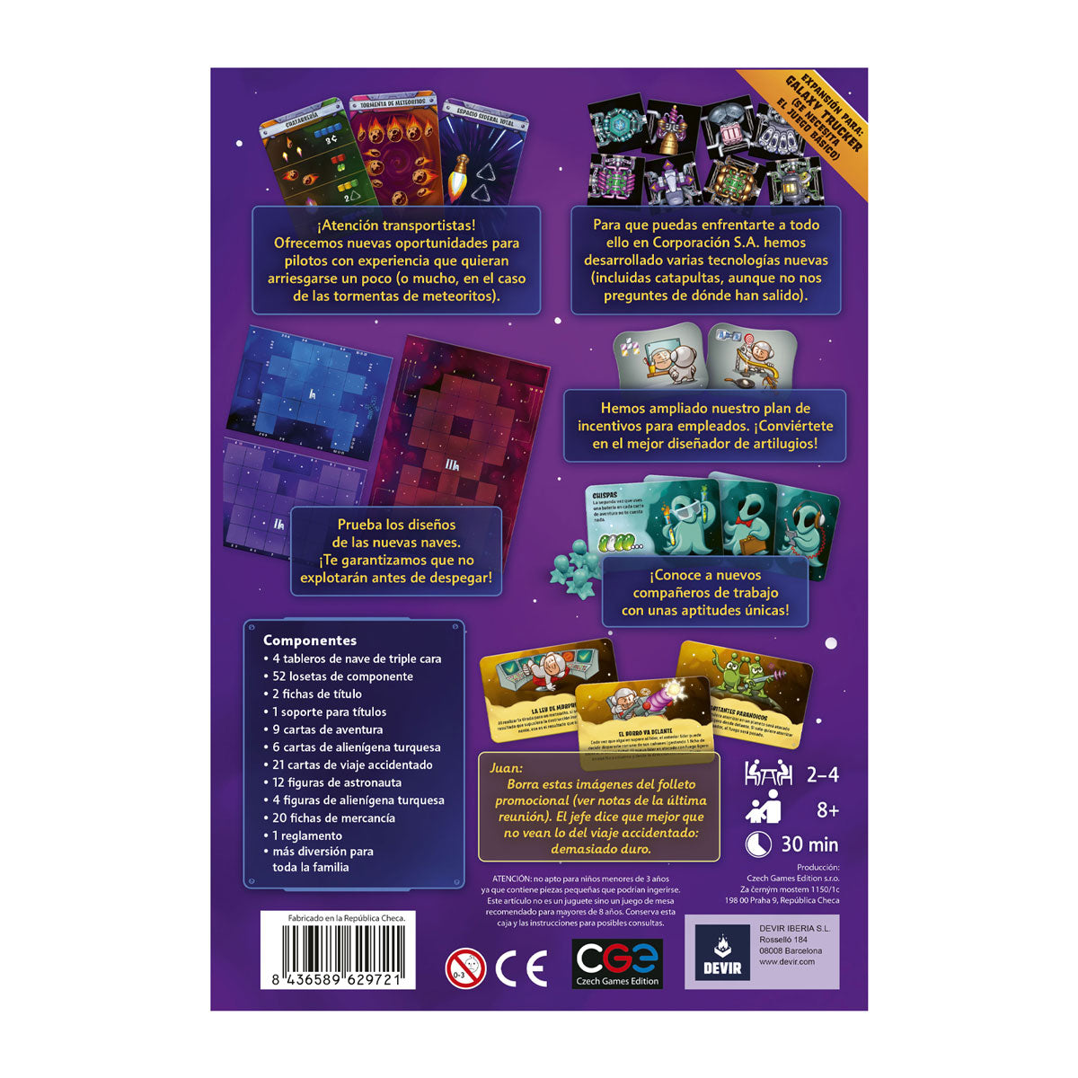 Galaxy Trucker: Bocinas en el Espacio | Expansión | Requiere Galaxy Trucker | 2-4 Jugadores | +8 Años