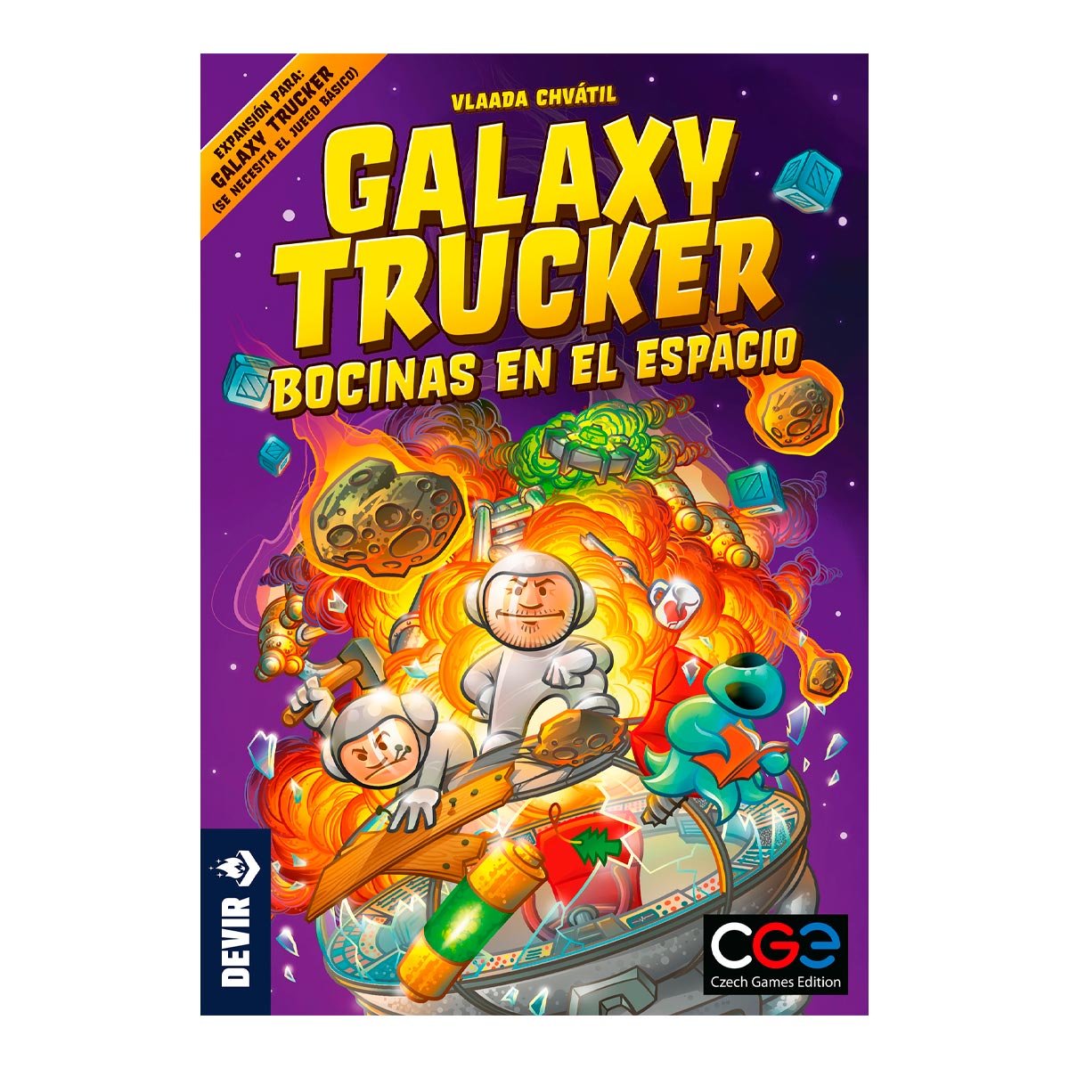 Galaxy Trucker: Bocinas en el Espacio | Expansión | Requiere Galaxy Trucker | 2-4 Jugadores | +8 Años