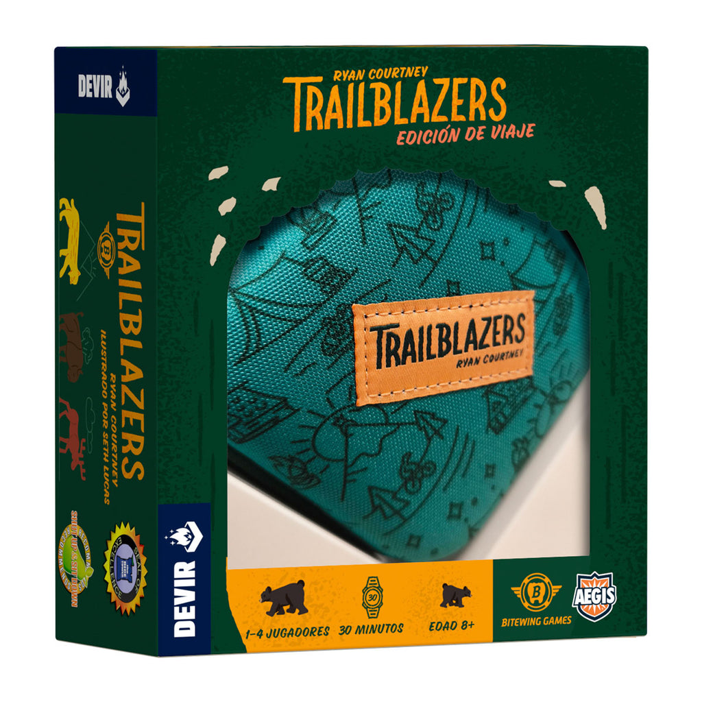 Trailblazers: Edición Viaje | Juego de Mesa de Rutas y Estrategia | 1-4 Jugadores | Devir