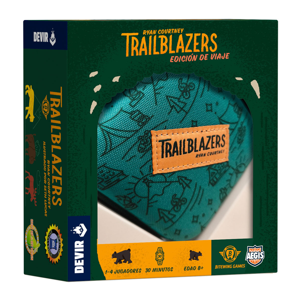 Trailblazers: Edición Viaje | Juego de Mesa Rutas y Estrategia | 1-4 Jugadores | Devir