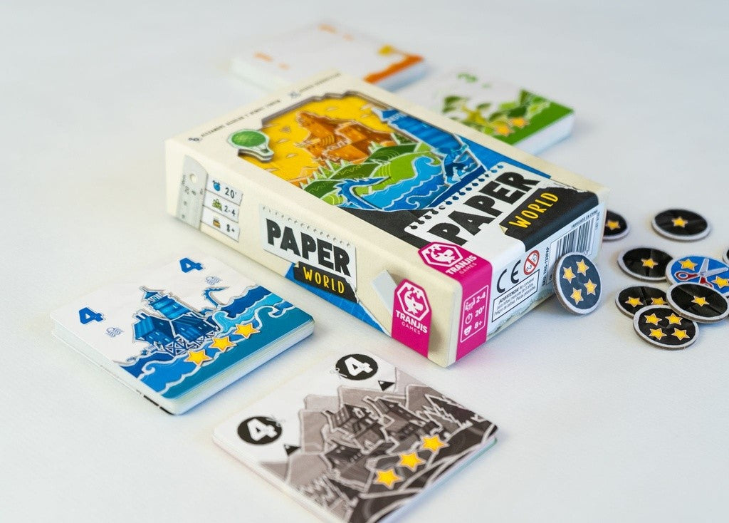 Paper World | Juego de Mesa Construcción de Paisajes por Capas | Tranjis Games