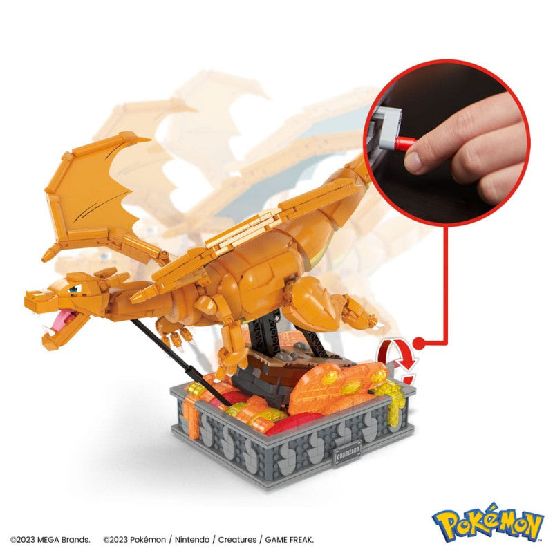 Figura mattel mega construx motion pokemon