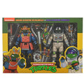 Figura NECA | Space Adventure Donatello & Samurai Michelangelo Pack 2 | TMNT Scale Action | 18 cm | Coleccionista