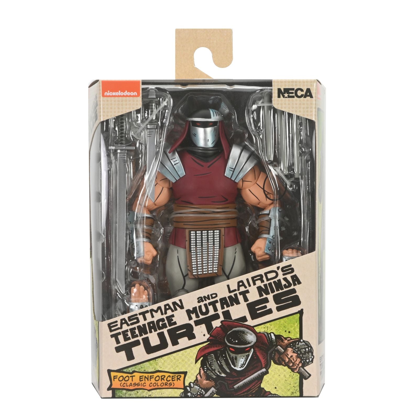 Figura NECA | Foot Enforcer Classic Colors | TMNT Mirage Comics Scale Action | 18 cm | Coleccionista