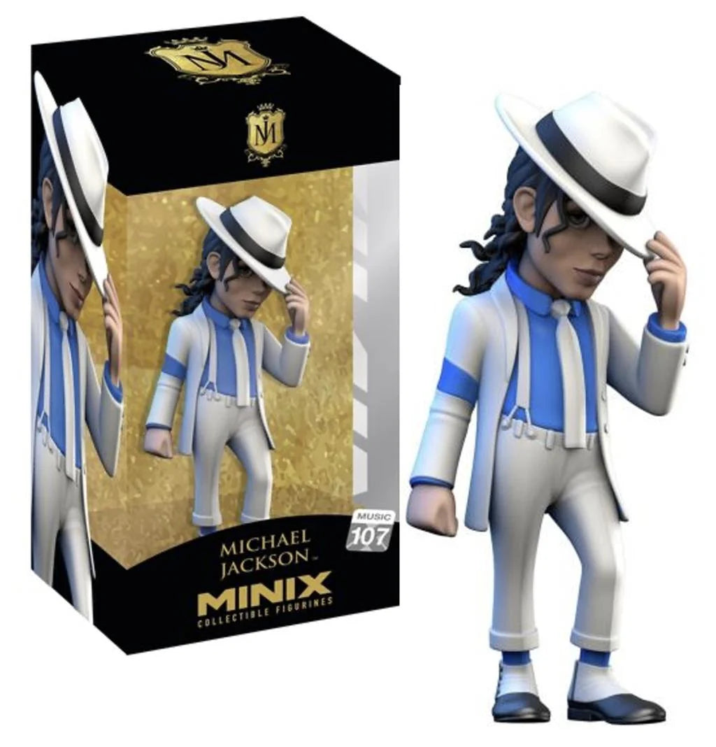 Michael Jackson Traje Blanco | Figura Minix Music #107 | Coleccionable