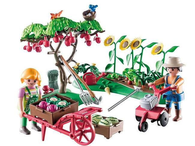 Playmobil Starter Pack Huerto | Juguete Granja Ecológica | +4 Años | Playmobil