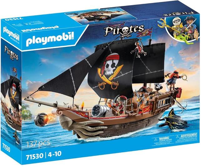 Playmobil Gran Barco Pirata | Juguete Aventura Marítima | +4 Años | Playmobil