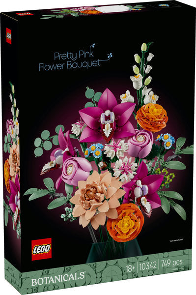Lego ramo flores fantasa en rosa