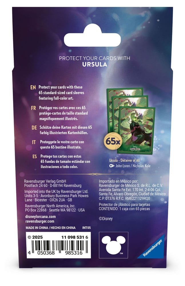 Fundas cartas disney lorcana ursula (65)