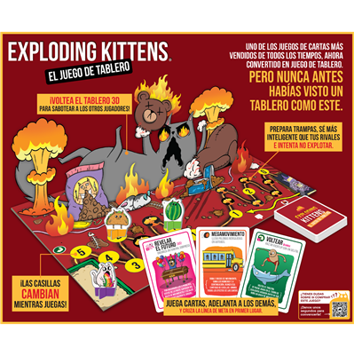 Juego mesa exploding kittens: el juego