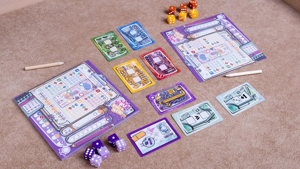 Juego mesa virus! roll & write