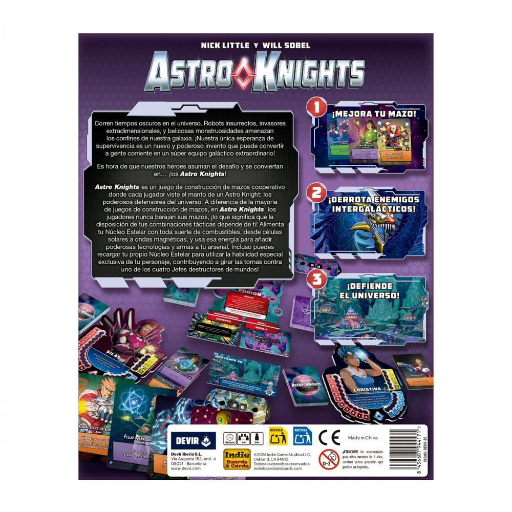 Juego mesa astro knights