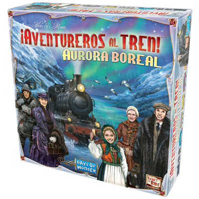 Juego mesa aventureros al tren! aurora