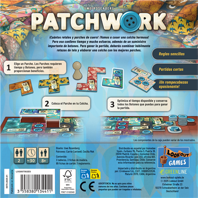 Juego mesa patchwork