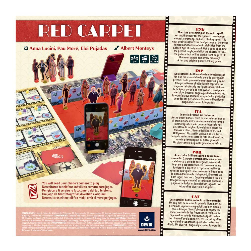 Juego mesa red carpet