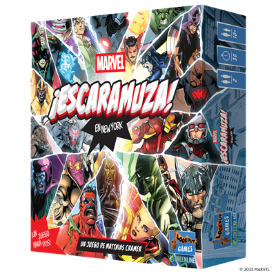 Juego mesa marvel escaramuza! en new