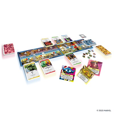 Juego mesa marvel escaramuza! en new