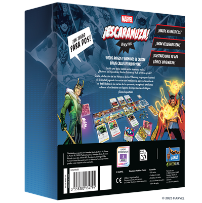 Juego mesa marvel escaramuza! en new