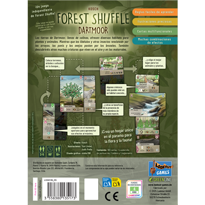 Juego mesa forest shuffle dartmoor