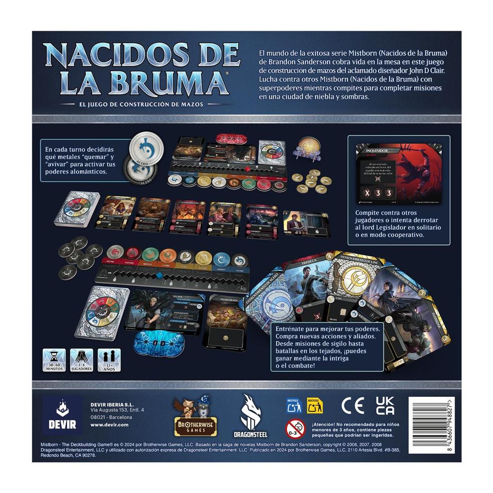 Juego mesa nacidos la bruma