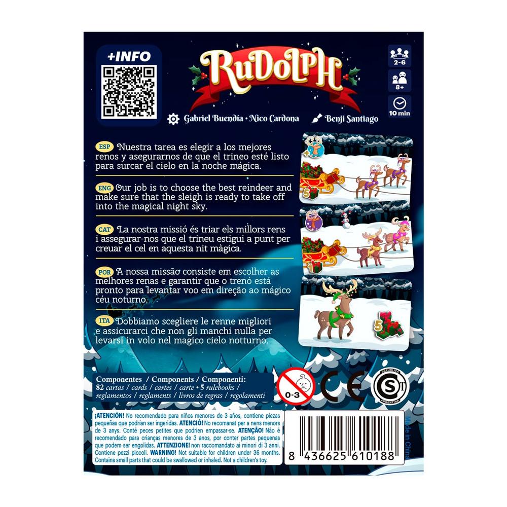 Juego mesa rudolph pocket