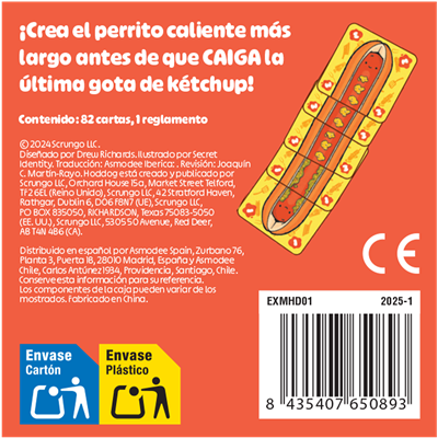 Juego mesa hoddog