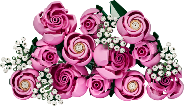 Lego botanicals ramo rosas rosadas