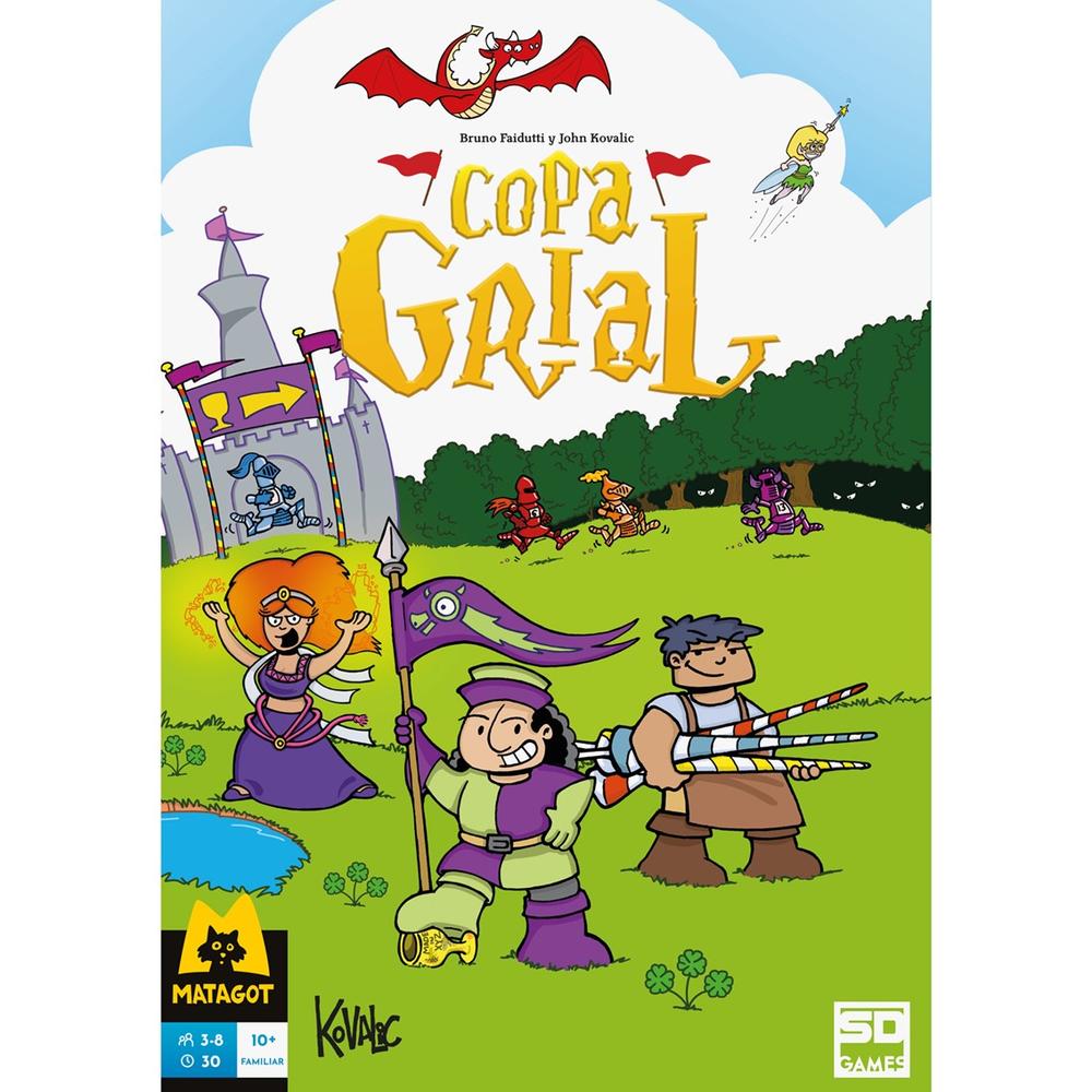 Copa Grial | Juego de Cartas de Carrera y Roles Ocultos Medieval | SD Games