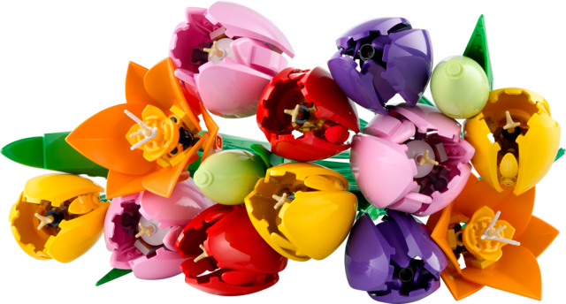 Lego botanicals ramo tulipanes