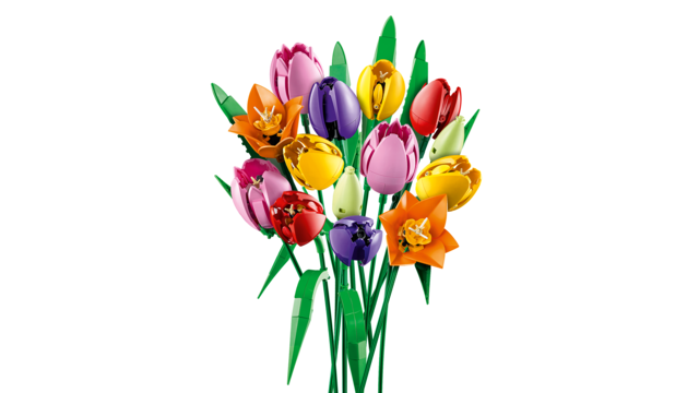 Lego botanicals ramo tulipanes
