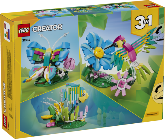 Lego creator 3 animales juguete en
