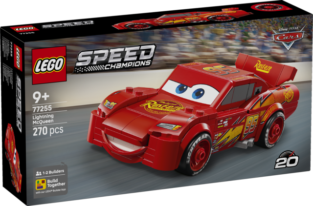 LEGO Speed Champions | Rayo McQueen 20 Aniversario (77255) | 270 Piezas | +9 Años