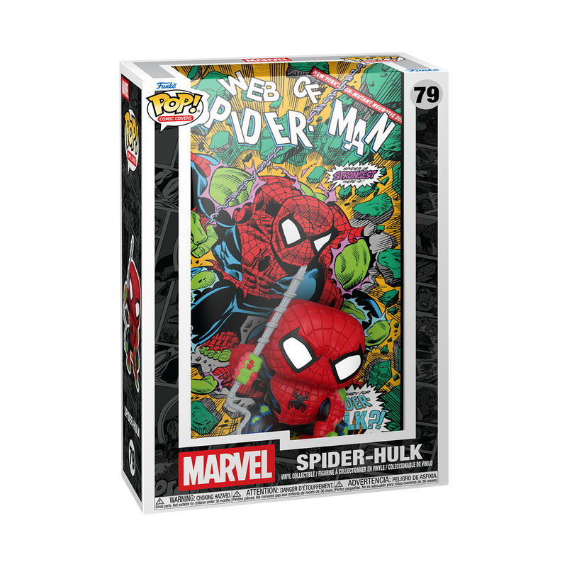 Funko pop comic covers marvel spider - hulk