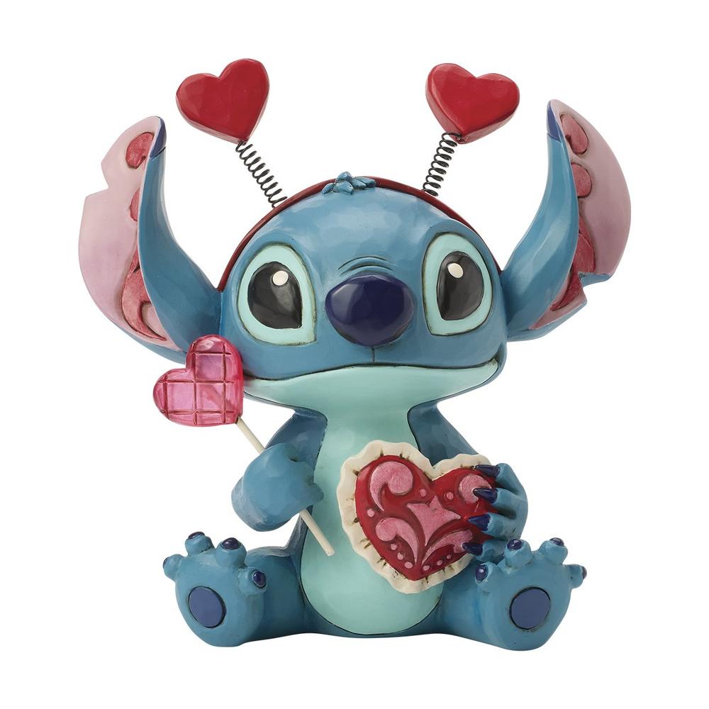 Figura Enesco Disney Stitch San Valentín Jim Shore | Disney Traditions | Figura Decorativa Amor
